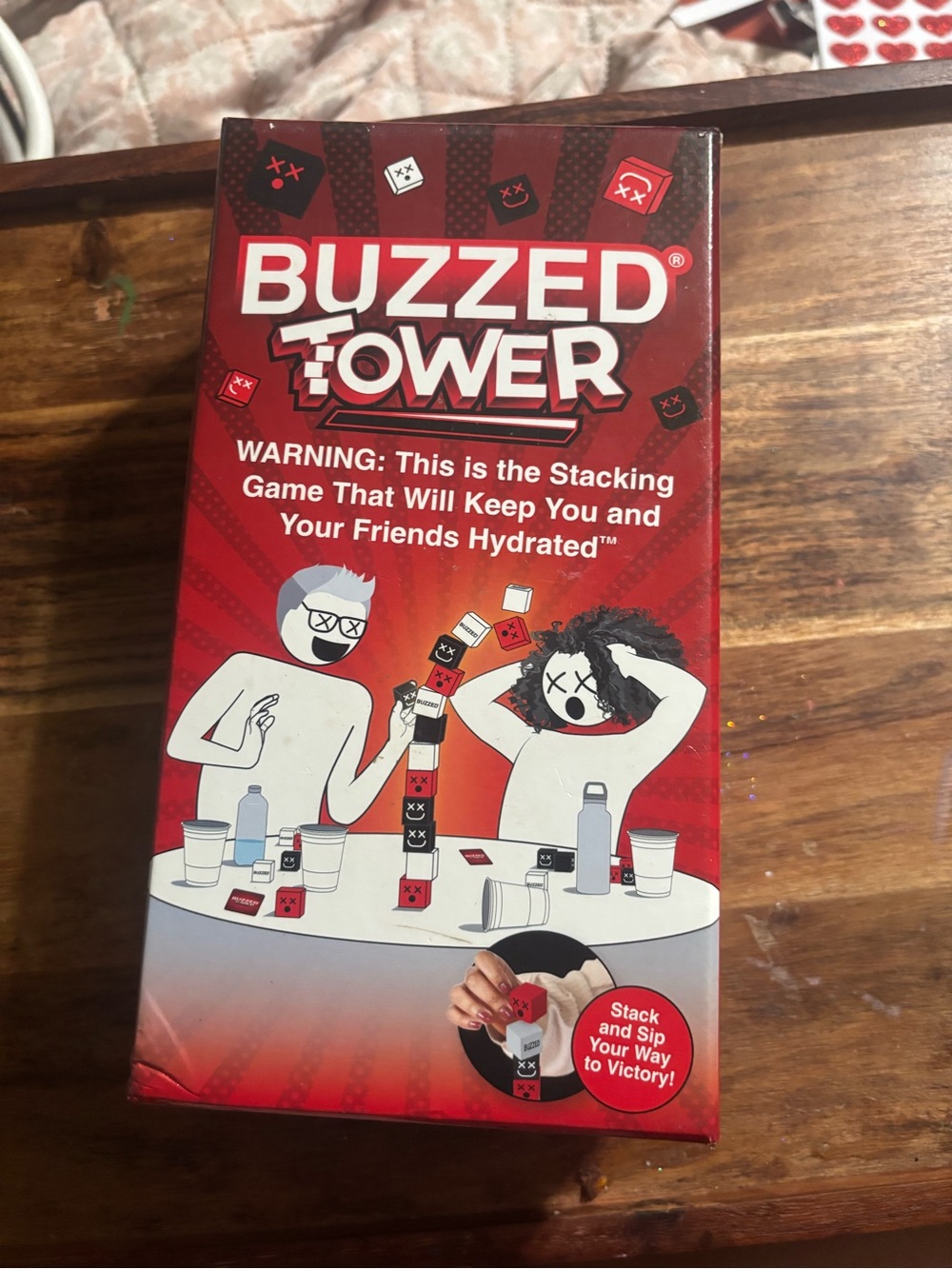 Tower Drinking Game - Red